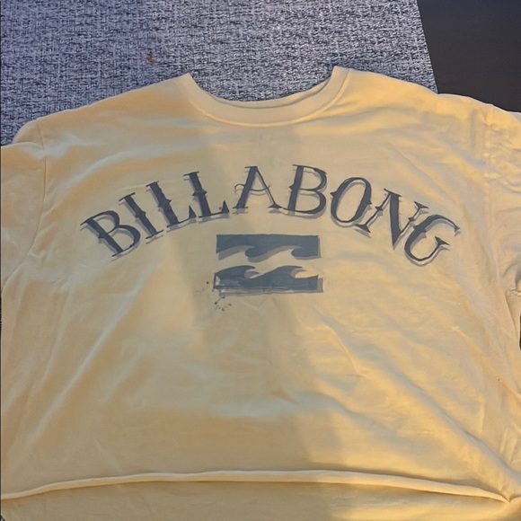 Billabong Tops - Billabong Yellow Graphic Tee